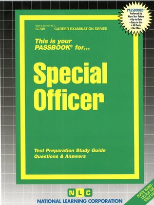 cover image of Special Officer